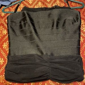 Strapless Bebe cocktail dress